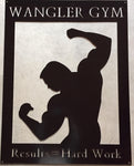 GYM SIGN, Custom metal GYM Sign ,with your name or quote