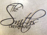 Elegant Metal Name SIGN