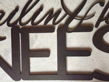 Personalized Metal NAME House Plaque