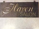 Custom metal sign 4ft  with YOUR NAME