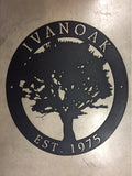 Metal OAK TREE sign, OAK TREe sign,  with your name
