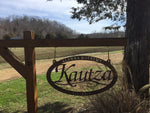 3ft Personalized, metal sign with your name