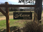 Custom metal sign with YOUR NAME