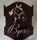 Metal horse head sign , metal horse sign,2ft horse sign, horse address sign