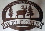 Huge 4ft Metal BUCK  Sign  personalized  with your name or address