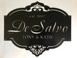 Personalized, metal sign, laser cut address sign, gorgeous detail metal sign