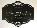 Personalized, metal sign, laser cut address sign, gorgeous detail metal sign