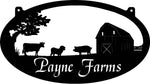 Metal SHEEP Sign, pig barn SHEEP COW sign, metal farm sign