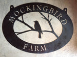 Metal Bird  SIGN with your name