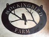 Metal Bird  SIGN with your name