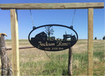Metal Sign , Barn,CHICKENS , tractor sign with your name