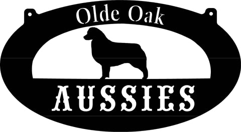4ft  AUSSIE metal sign