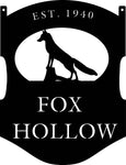 Metal Fox  sign with FOX ,3ft sign