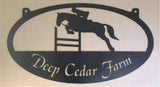 JUMPING HORSE sign, metal sign