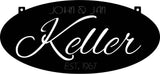 3ft  Metal Sign with your name