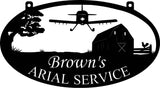 Metal SPRAY PLANE Sign, SPRAY plane barn sign,laser cut sprayplane sign 4ft