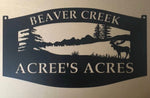 Laser cut MOOSE sign,Stunning 3' Metal Sign with MOOSE , moose sign FOREST Sign