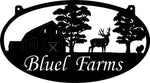 Metal BARN sign, BARn ,BUCK ,TURKEY sign,custom metal sign 4ft