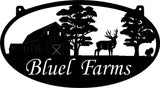 Metal BARN sign, BARn ,BUCK ,TURKEY sign,custom metal sign 4ft