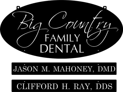 3ft  Metal Business Sign with name plates
