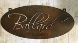 2ft Personalized, metal sign with your name