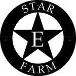 HUge 4ft Metal star sign with  STAR and custom name