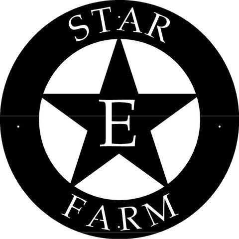 HUge 4ft Metal star sign with  STAR and custom name
