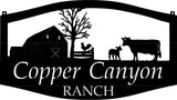 Metal Sign , farmyard sign, 3ft sign and 30" certified organic sign