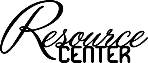 Metal words RESOURCE CENTER