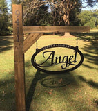 Laser cut metal sign 30inch with your name