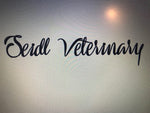 Custom Metal sign  with YOUR name