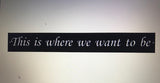Custom Metal Sign 30" length