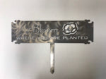 metal garden sign BLOOM where you are PLANTED