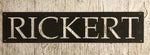Custom metal  sign 4 ft wide