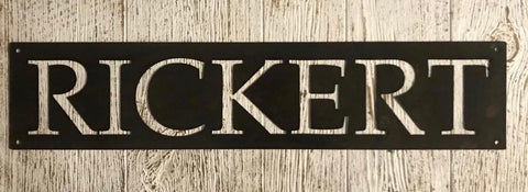 Custom metal  sign 3ft