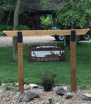 Metal SKI BOAT sign, ski boat water skiing sign,