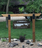Metal SKI BOAT sign, ski boat water skiing sign,