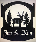 2ft Metal Buck evergreen sign