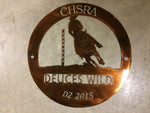 Rodeo sign ,rodeo Medals in gorgeous polished copper finish