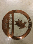 Rodeo Medals ,rodeo signs, in gorgeous polished copper finish