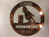 Rodeo sign ,rodeo Medals in gorgeous polished copper finish