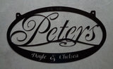 CUSTOM address sign, laser cut metal sign ,personal metal sign