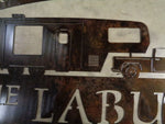 Metal CAMPER sign, CAMPER,pickup truck sign, dogcamper sign, campsite sign, laser cut camper sign
