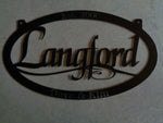 CUSTOM address sign, laser cut metal sign ,personal metal sign