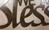 WE ARE So BLESSED" metal wall hanging