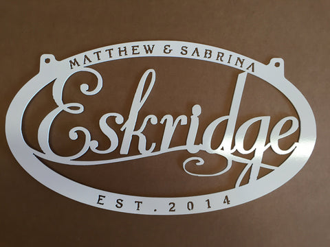 CUSTOM address sign, laser cut metal sign ,personal metal sign