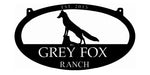 Laser cut Fox sign,FOX address sign,20 inch metalFOX sign
