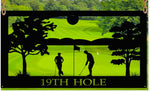 Metal Sign, GOLFING SCENE 3ft