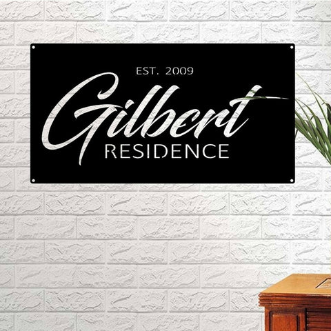 Custom metal sign with YOUR NAME or Business name