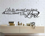 As for me and my house we will serve the Lord wall hanging